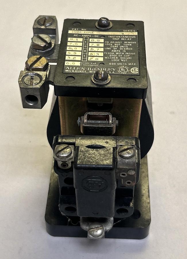 Used ALLEN BRADLEY,809-A04E,INSTANTANEOUS TRIP RELAY