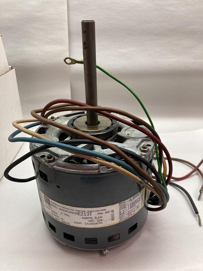 Used GE,5KCP39HG E213T,1-Phase Blower Motor 1625RPM 5.10A 1/3Hp