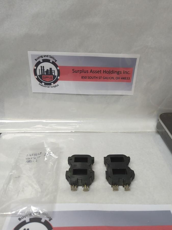 Used CUTLER-HAMMER,1884-2,COIL 240V 60CY 220V 50CY LOT OF 2 PRE-OWNED