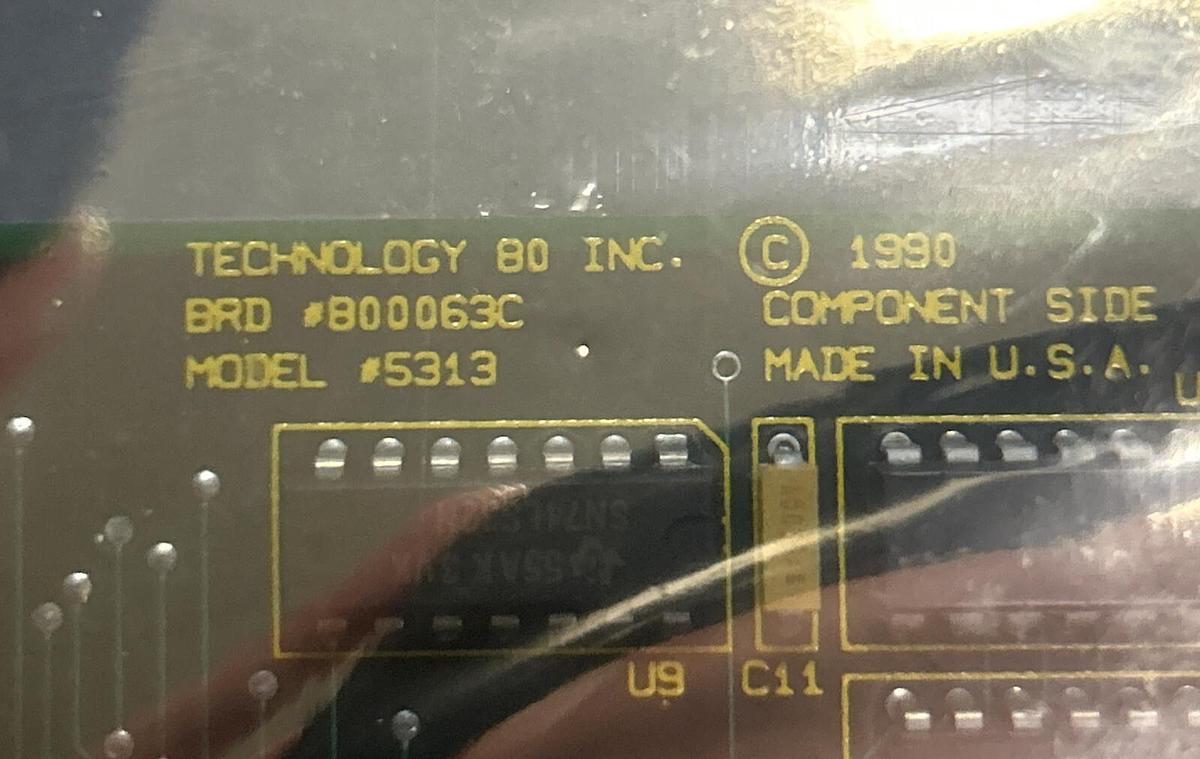 Used TECHNOLOGY,80 INC 800063C,MODEL 5313 CONTROL BOARD NEW