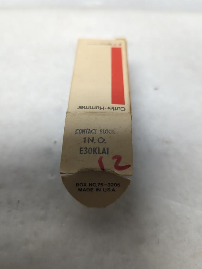 CUTLER HAMMER,E30KLA1,CONTACT BLOCK NOS