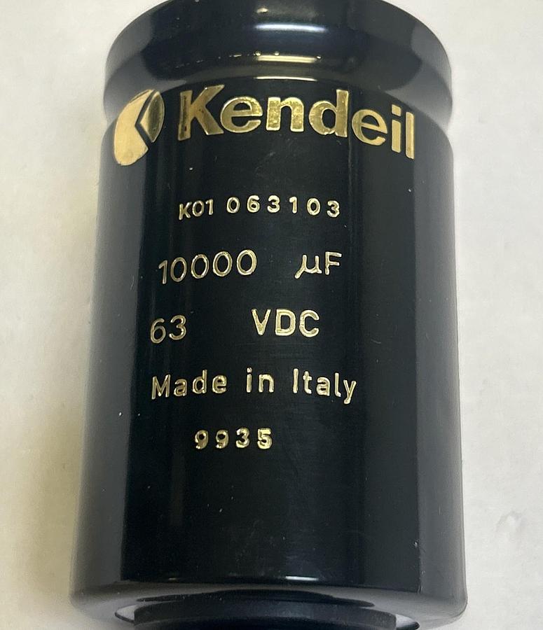 Used KENDEIL,K01063103,CAPACITOR 10000UF 63VDC
