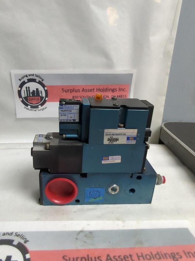 Used MAC VALVES,PR82A-AABA/82A-AC-TM-DFFP-1DA,SOLENOID VALVE ASSEMBLY PRE-OWNED