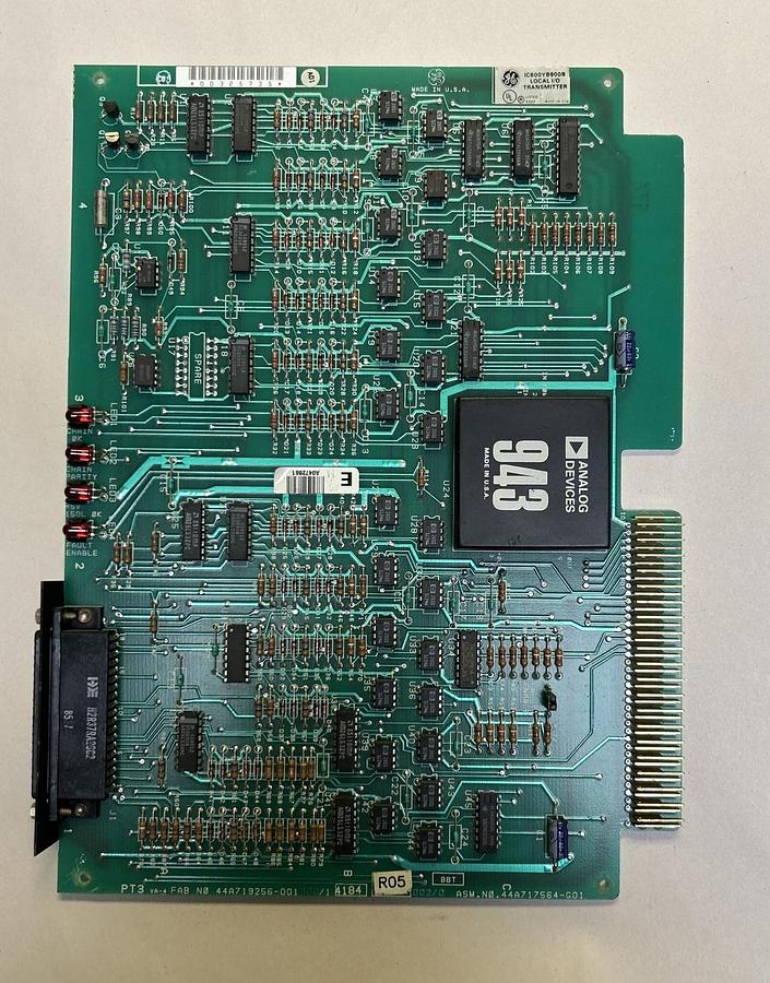 Used GENERAL ELECTRIC,IC600YB900B,LOCAL I/O TRANSMITTER BOARD