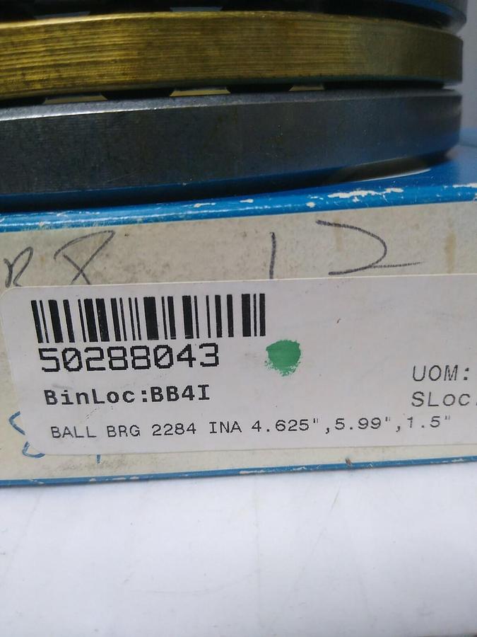 INA,2284,THRUST BALL BEARING 4.625 IN X 5.99 IN X 1.5 IN NOS