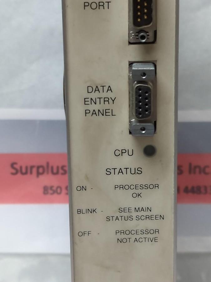 Used ROBOTRON,503-2-0324-05,CPU/TIMER MODULE SERIES 400 PRE-OWNED