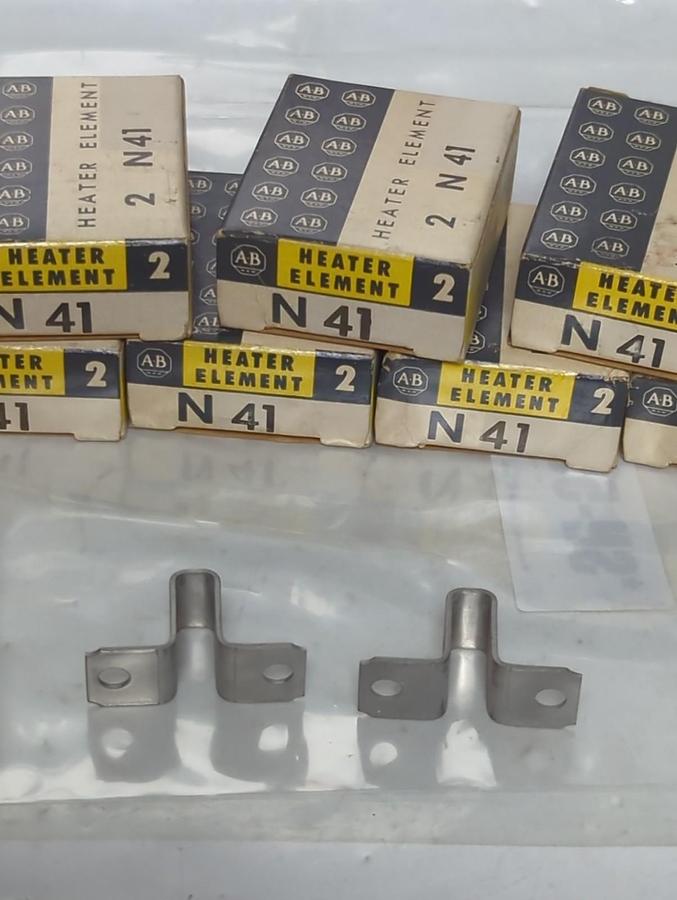 ALLEN BRADLEY,N41,THERMAL OVERLOAD HEATER ELEMENT LOT OF 10 BOXES OF 2 NOS
