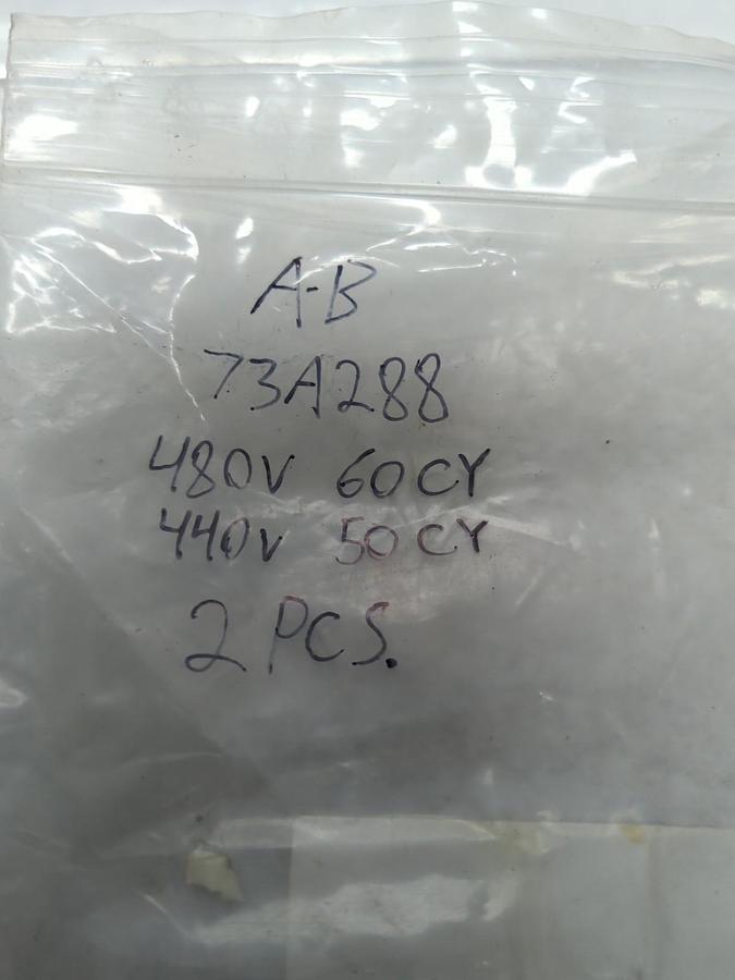 Used ALLEN BRADLEY,73A288,COIL 480V 60CY 440V 50CY LOT OF 2 PRE-OWNED