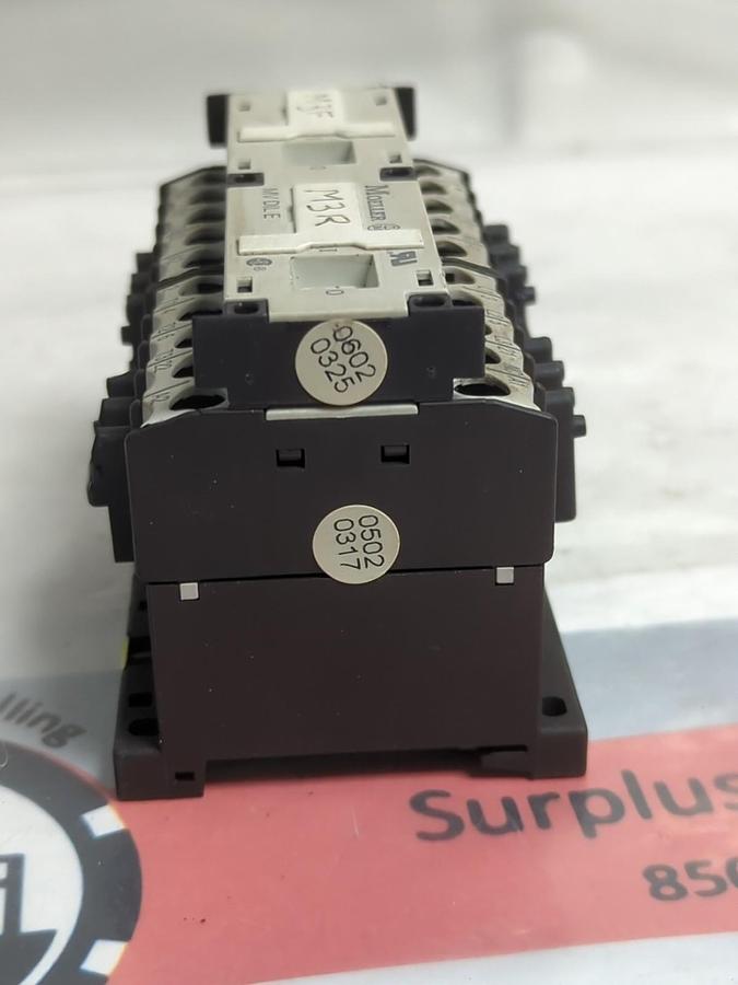 Used MOELLER,MV DIL E,SET OF CONTACTORS ICE 947 EN 60 947 VDE 0660 PRE-OWNED