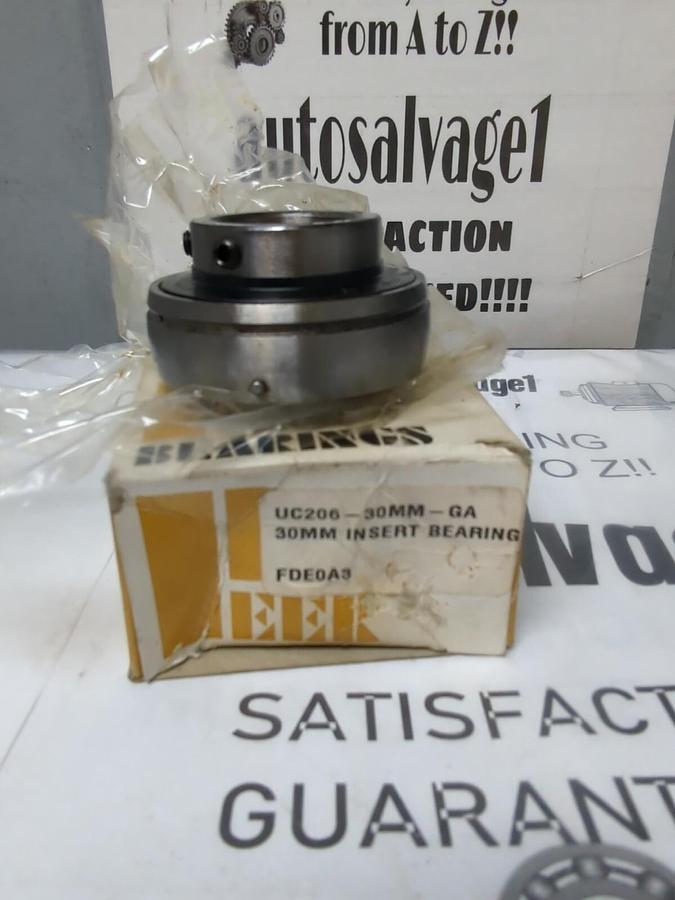 PEER,UC206-30MM-GA,INSERT BEARING NOS