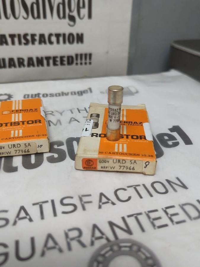 FERRAZ SHAWMUT,W77966,PROTISTOR FUSE 5 AMP/600VAC LOT OF 28 NOS