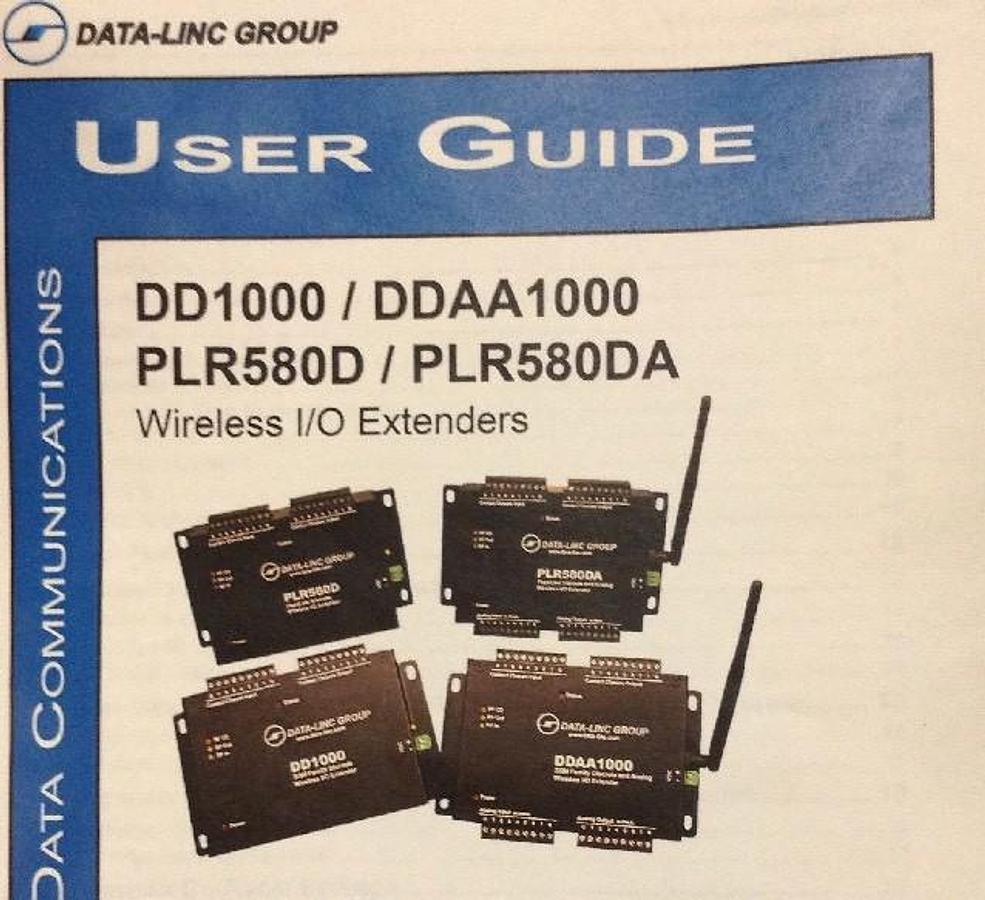 Data-Linc,PLR580D,Discrete Wireless I/O Extender NOS