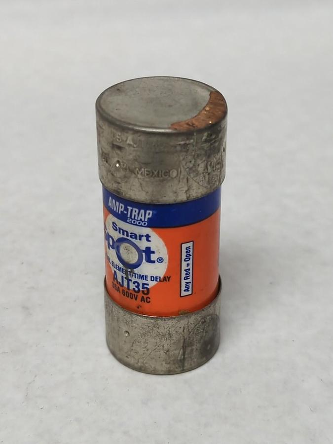 Used FERRAZ SHAWMUT,AJT35,AMP-TRAP 35 AMP FUSE PRE-OWNED