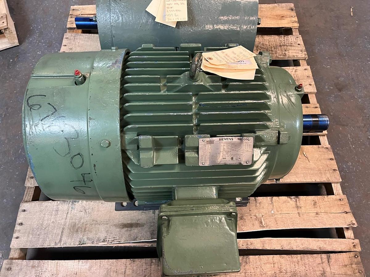 Used SIEMENS,1LE23212CB212AA3,SD100 MOTOR 30HP 1775RPM 3PH 286T
