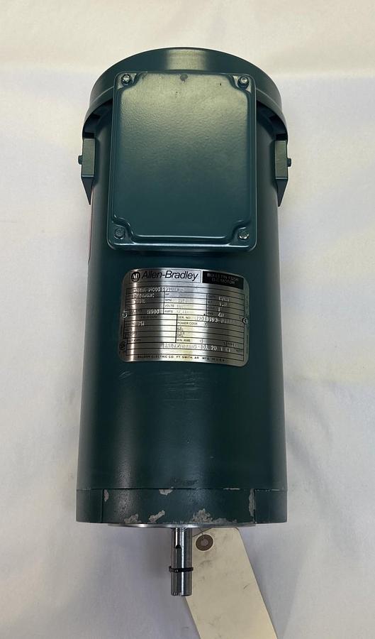 Used ALLEN BRADLEY,CM206-FC00117WXMCZ,DC MOTOR 1HP 1750RPM 90V MF0056HC FRAME