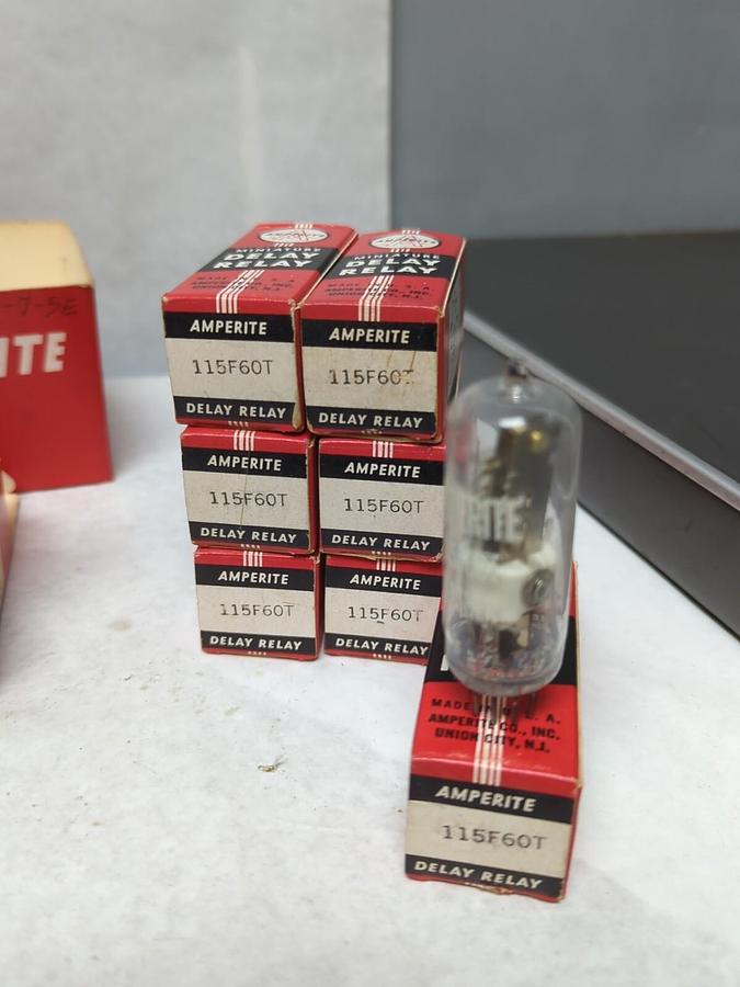 AMPERITE,D6TF30/115F45T/115F60T,VACUUM TUBES LOT OF 12 NOS