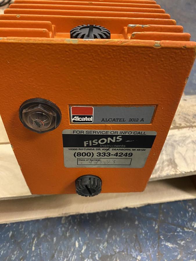 Used ALCATEL,2012A,PASCAL VACUUM PUMP