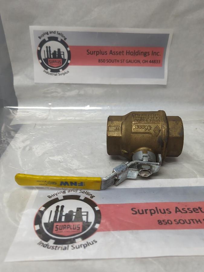 Used FNW,PN25W-M0P5,BALL VALVE 1-1/2 INCH DN40 150WSP 600WOG PRE-OWNED