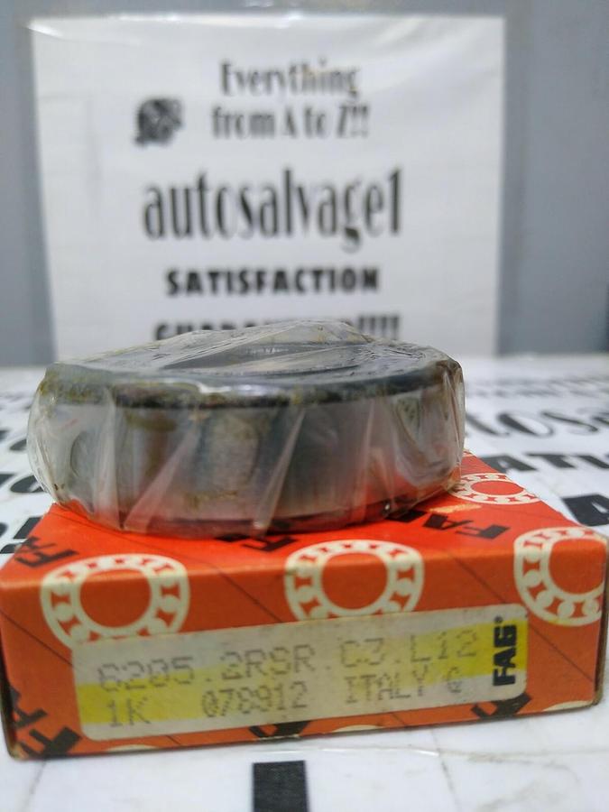 Used Fag,6205-2RSR-C3-L12,Deep Groove Ball Bearing NOS