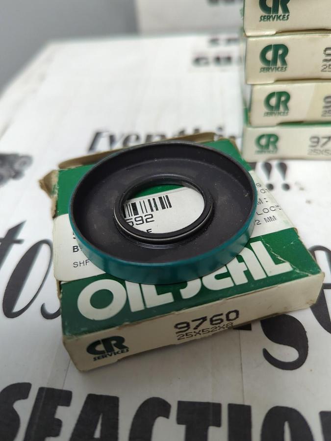 CHICAGO RAWHIDE,9760,OIL SEALS 35MMX52MM LOT OF 12 NOS