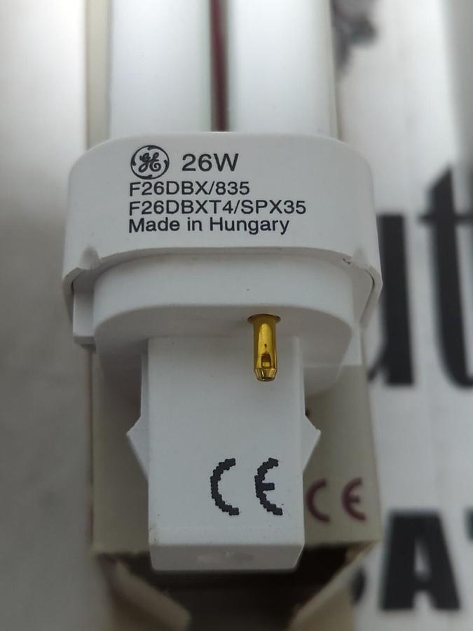 G.E. BIAX-D,F26DX/835,COMPACT FLUORESCENT LAMPS LOT OF 3 NOS