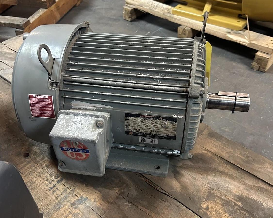 Used US MOTORS,A901/S02K344D205F,MOTOR 5HP 460V 1160RPM 3PH 215T FRAME