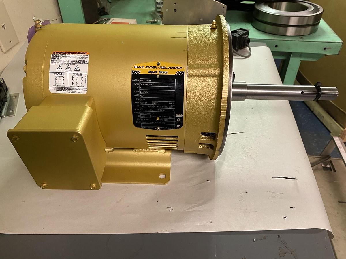 BALDOR,EWCM3212T,PUMP MOTOR 5HP 3450RPM 3PH 230/460V 182TCZ OPSB
