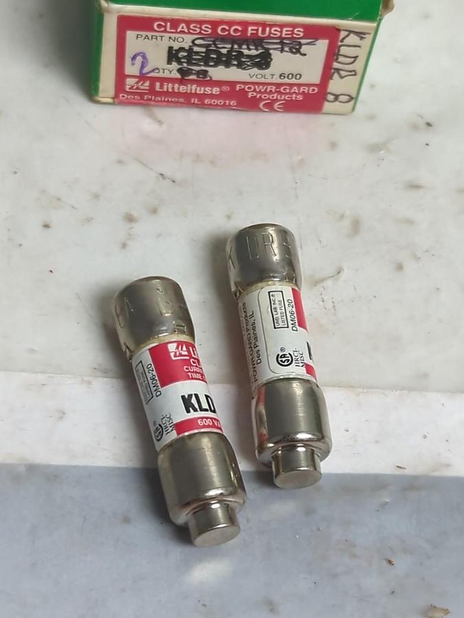 LITTELFUSE,KLDR8,FAST ACTING 8 AMP FUSES BOX OF 2 NOS