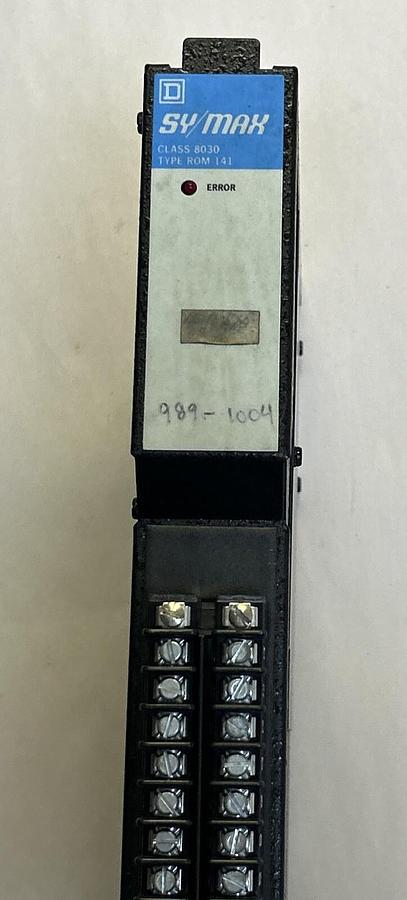 Used SQUARE D SYMAX,8030ROM-141,OUTPUT MODULE