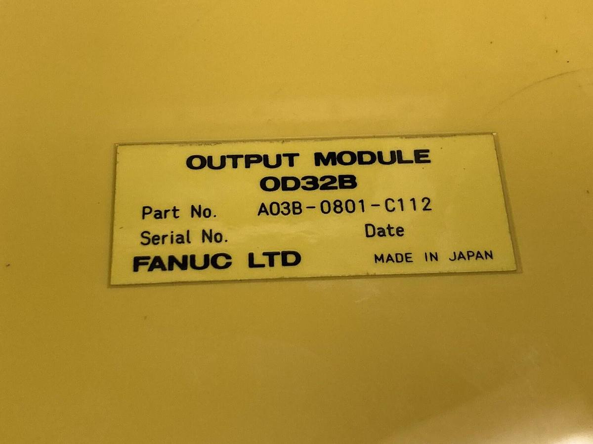 Used Fanuc,OD32B A03B-0801-C114,Output Module