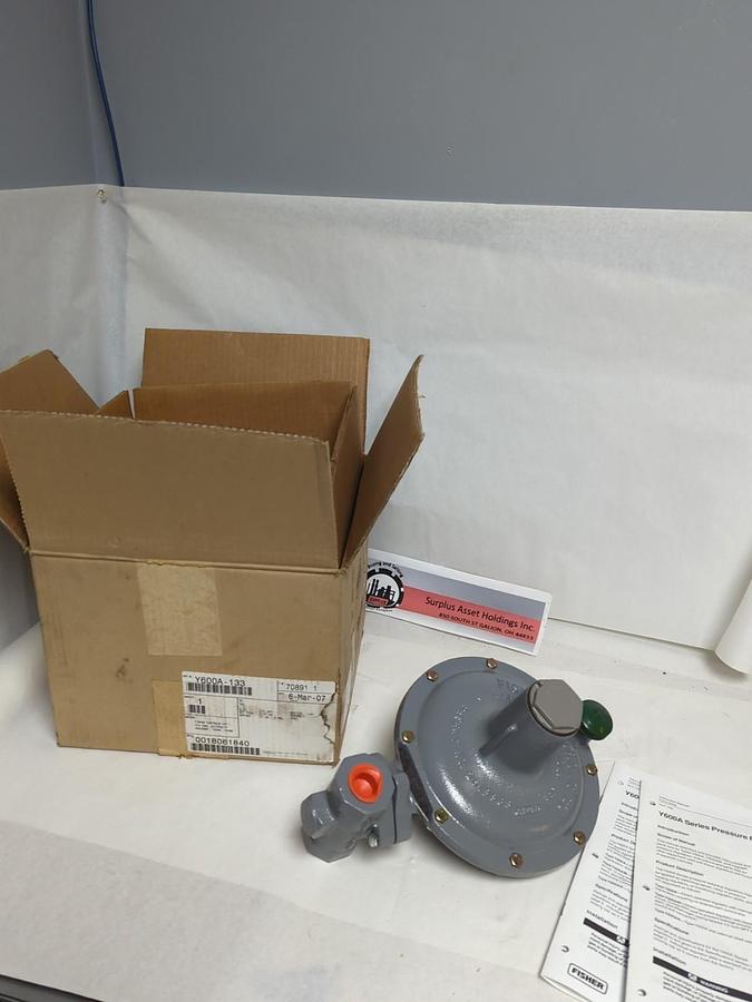 FISHER CONTROLS,Y600A-133,PRESSURE CONTROL VALVE NOS