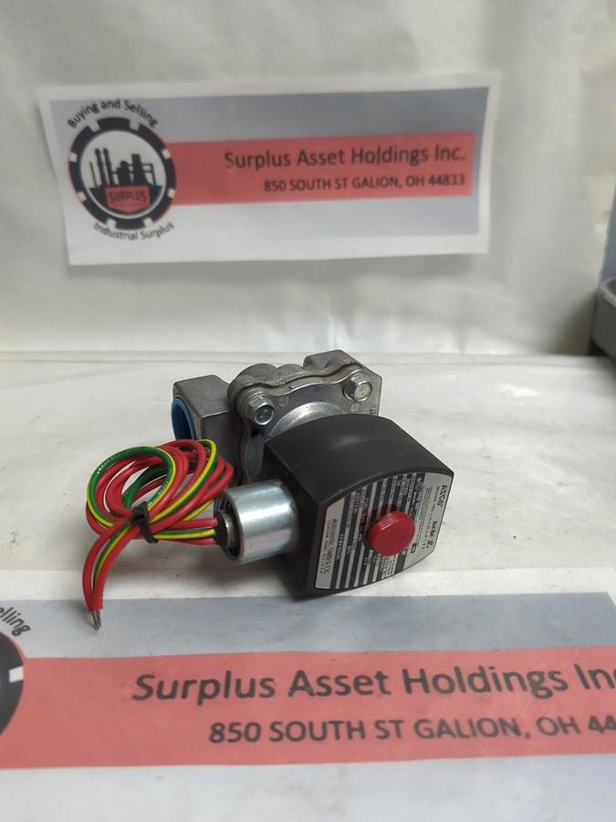 ASCO,EF8215G30,SOLENOID VALVE 50PSI 10.1WATTS 3/4 INCH PIPE NOS