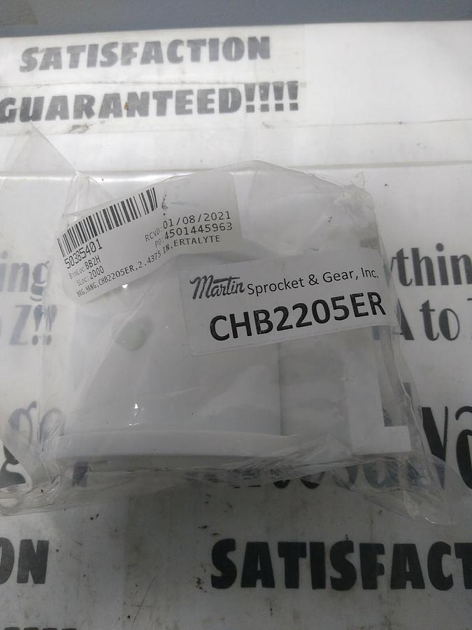 Used MARTIN,CHB2205ER,PLAIN SLEEVE HANGER BEARING 2-7/16 IN BORE NOS