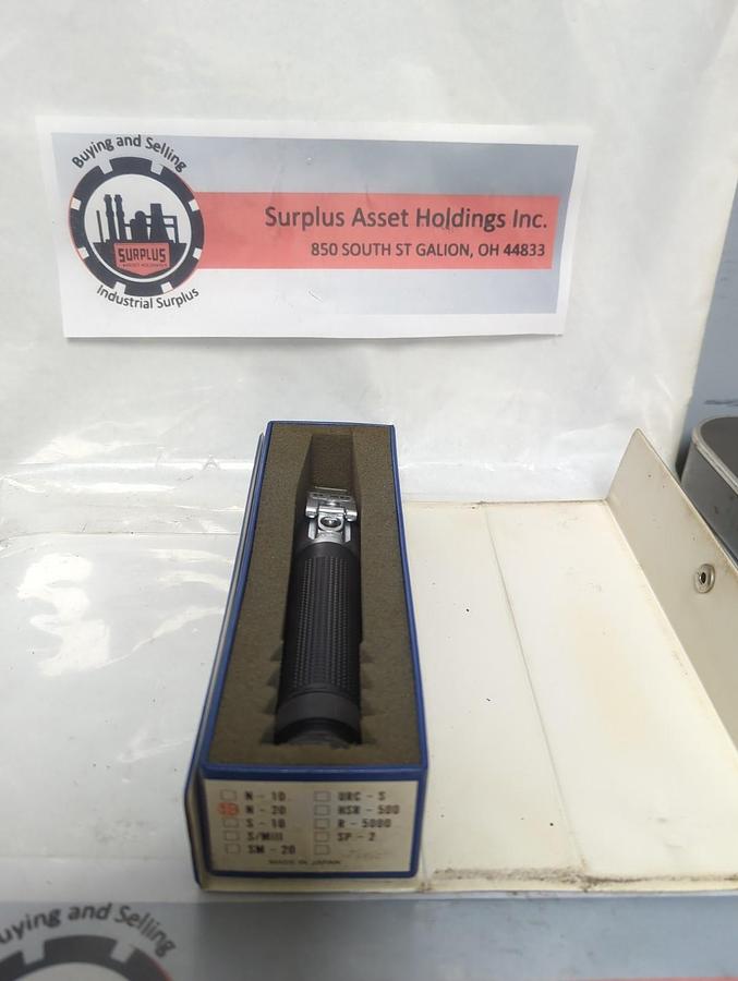 ATAGO,N-20,HAND REFRACTOMETER BRIX 0~20% NOS