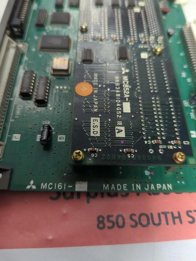 Used MITSUBISHI,BN634A444G52,CIRCUIT BOARD MC161 PRE-OWNED