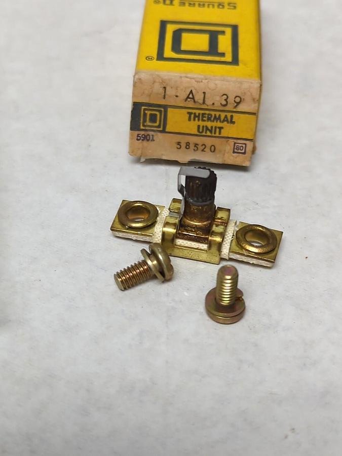 SQUARE D,A1.39,THERMAL OVERLOAD HEATER ELEMENT LOT OF 11 NOS