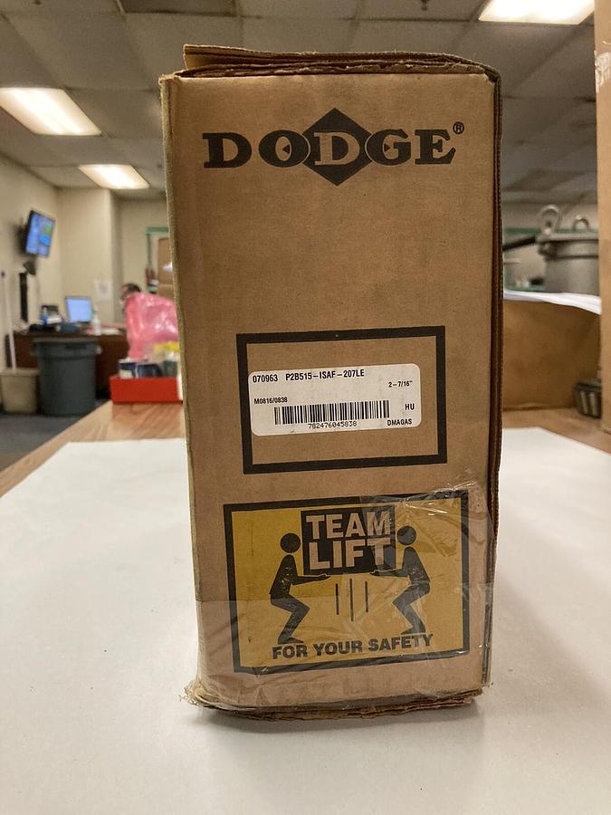 Used Dodge,070963 P2B515-ISAF-207LE ISAF,Pillow Block Bearing 2-7/16 INCH Bore