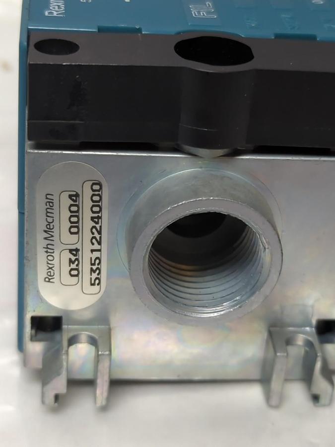 Used REXROTH MECMAN,5351220000,DIRECTIONAL VALVE/FILTER C15i PRE-OWNED