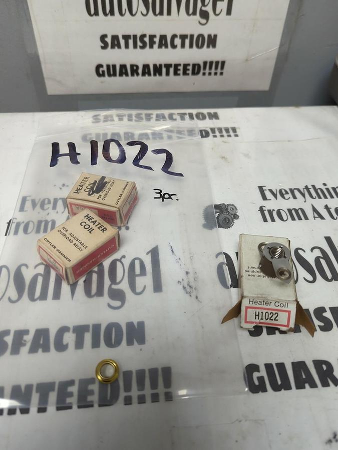 CUTLER HAMMER,H1022,HEATER COILS LOT OF 3 NOS