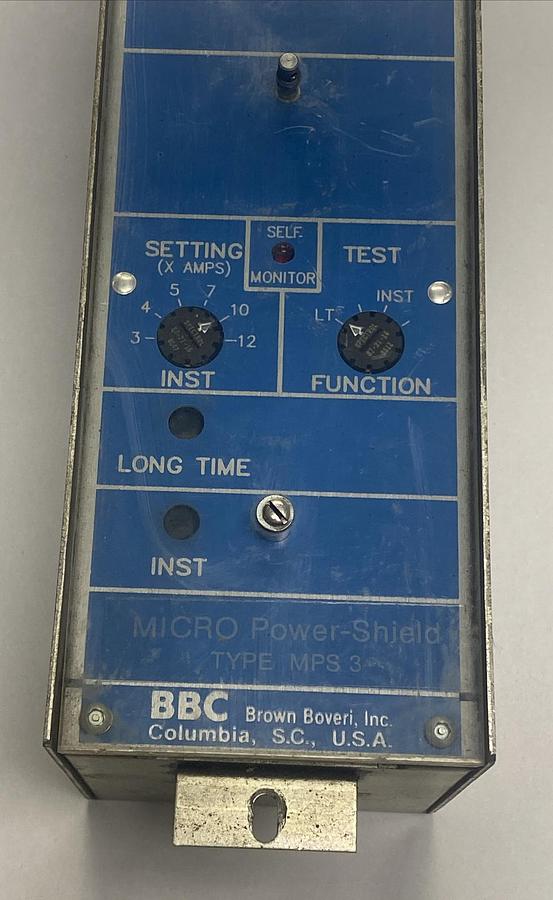 Used BBC,MPS-3,Micro Power-Shield Trip Unit