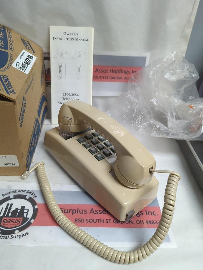 Used CORTELCO,255444-VBA-20F,ASH/WALL PHONE NOS