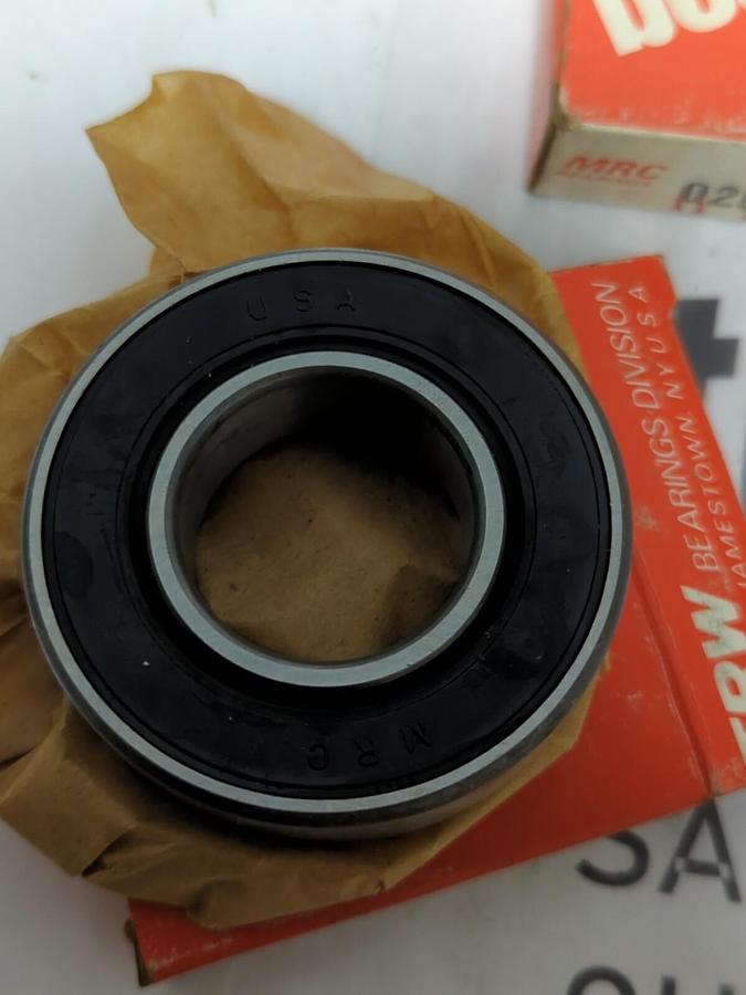 MRC,206SZZ,RUBBER SEALED BALL BEARING .LOT OF 4 NOS