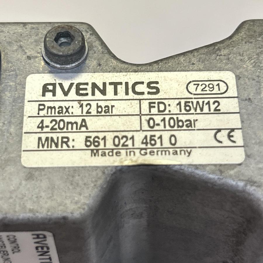 Used AVENTICS,5610214510,PNEUMATIC REGULATOR VALVE