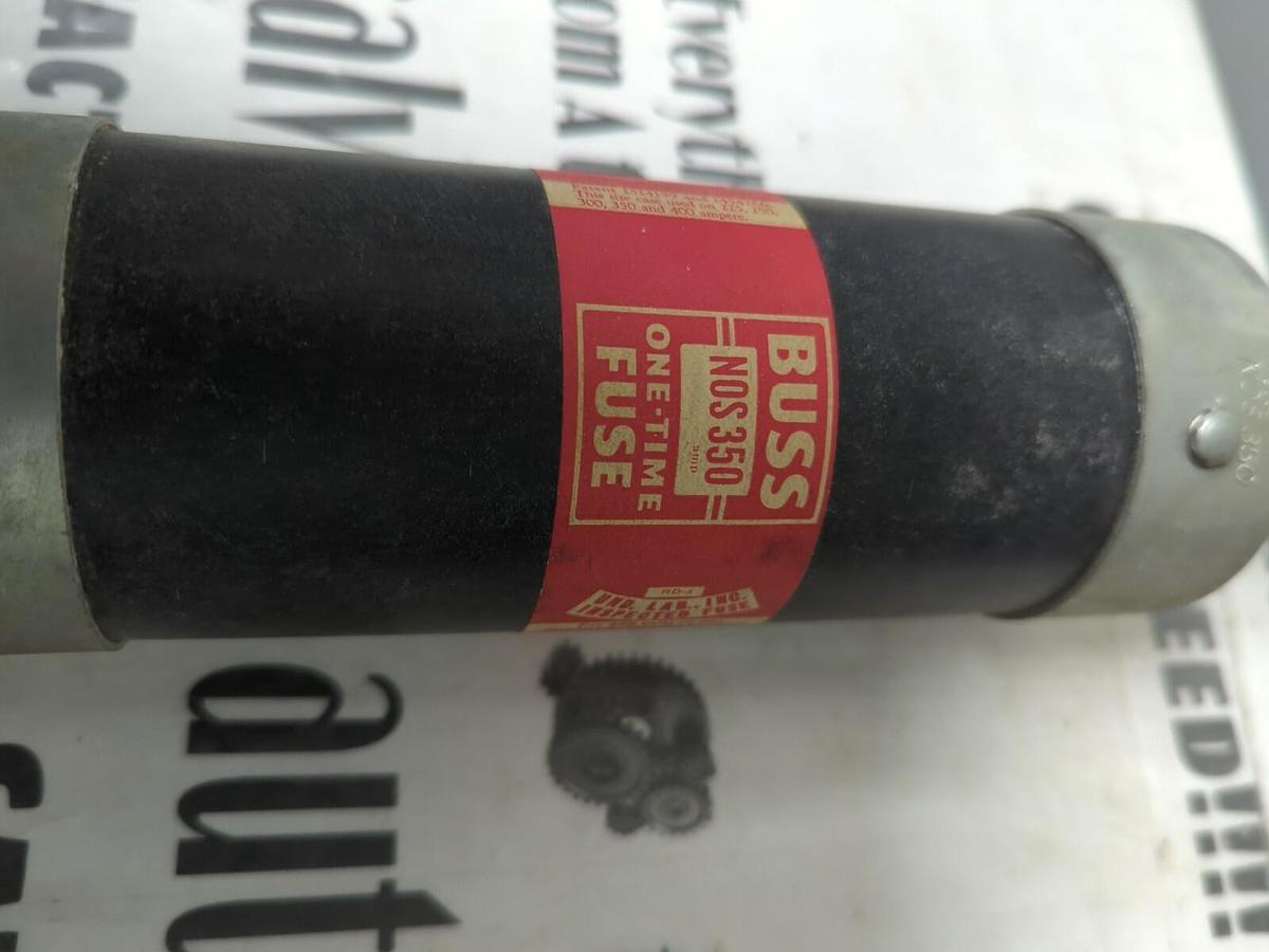BUSSMANN,NOS-350,ONE-TIME 350 AMP FUSE NOS