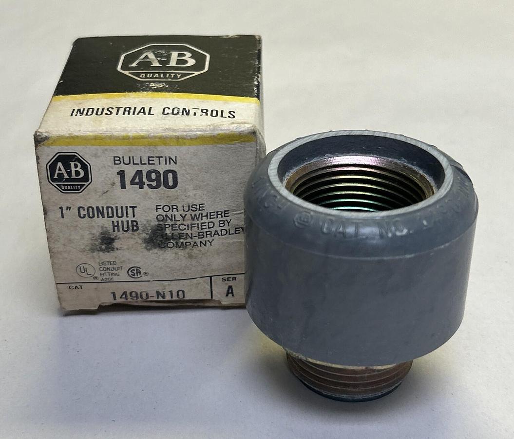 ALLEN BRADLEY,1490-N10,CONDUIT HUB 1INCH NOS