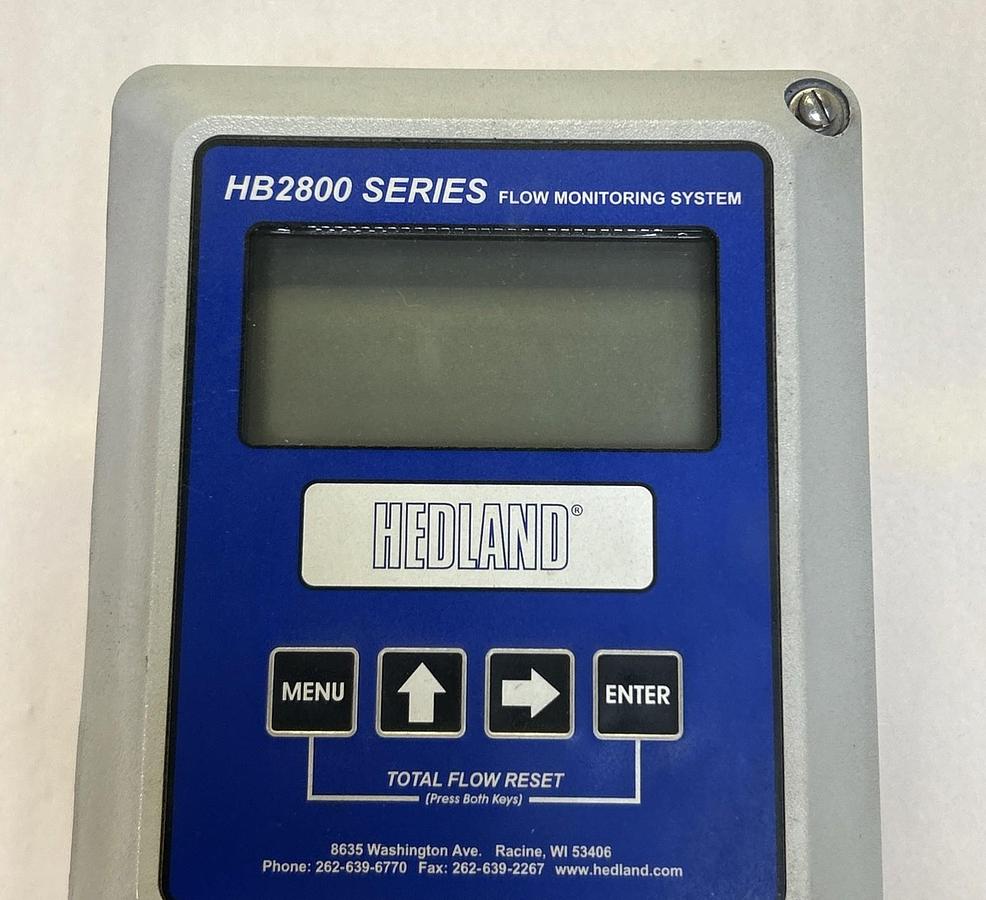 Used HEDLAND,HB2800,FLOW MONITORING SYSTEM