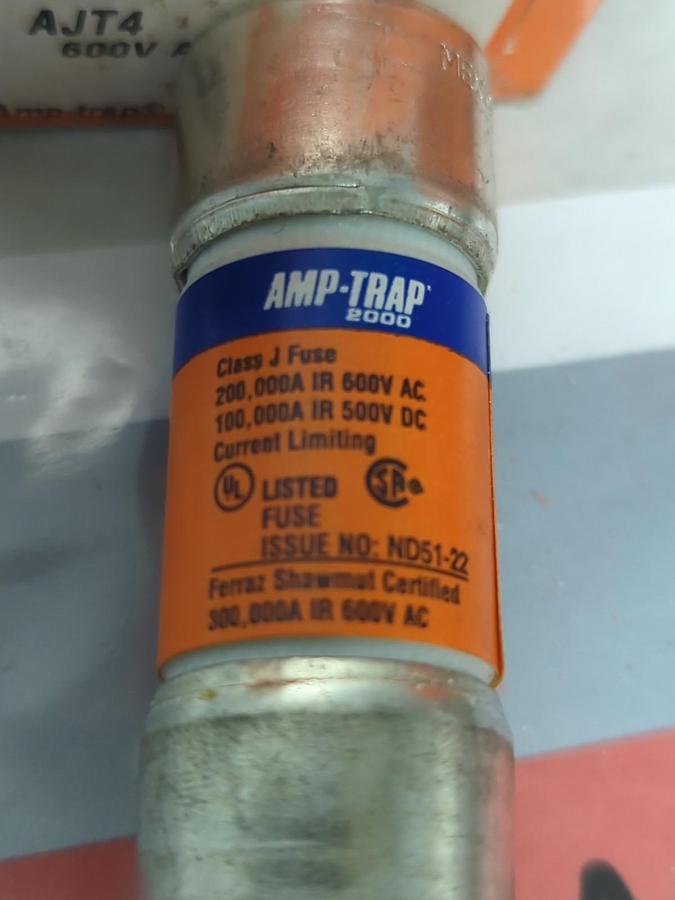 FERRAZ SHAWMUT,AJT4,AMP-TRAP 4 AMP FUSES BOX OF 10 NOS