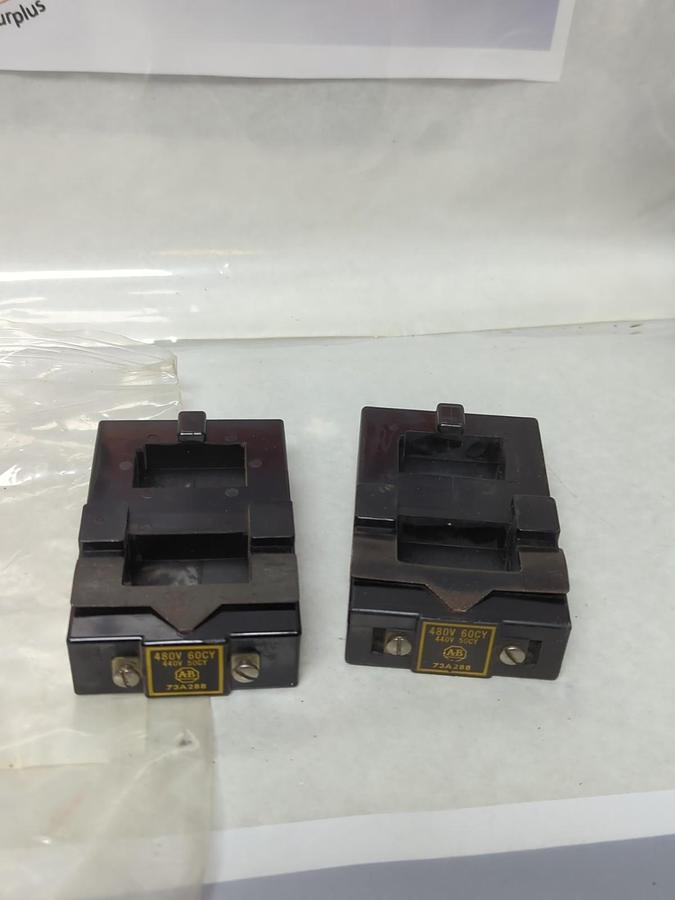 Used ALLEN BRADLEY,73A288,COIL 480V 60CY 440V 50CY LOT OF 2 PRE-OWNED