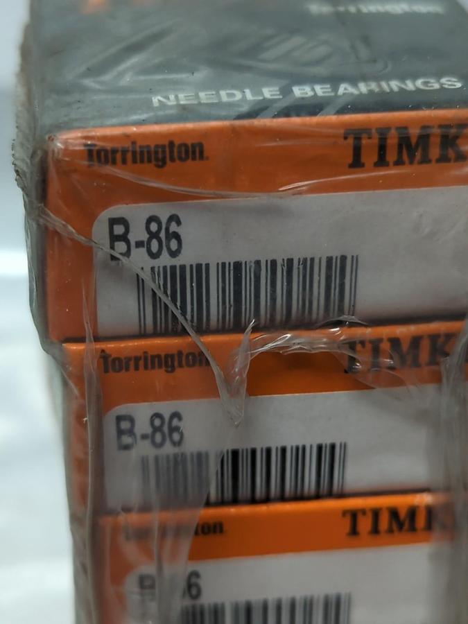 TIMKEN,B-86,NEEDLE ROLLER BEARING LOT OF 10 NOS