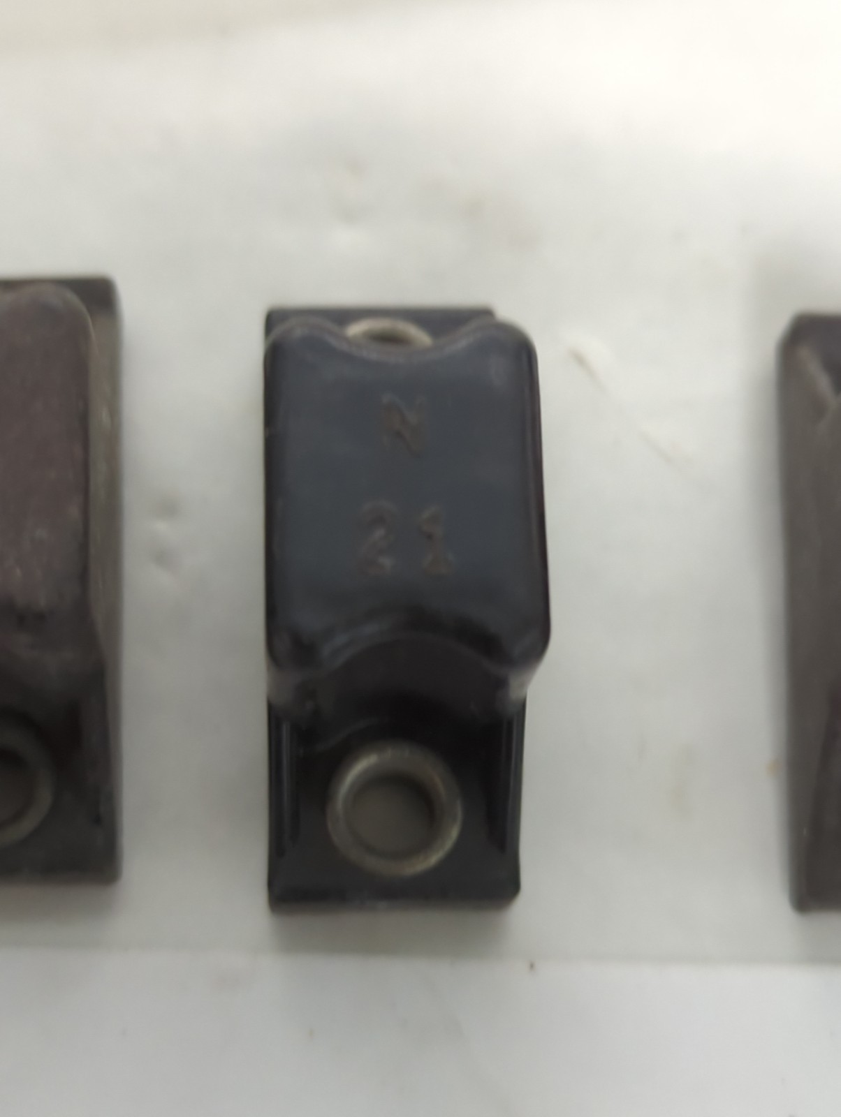 Used ALLEN BRADLEY,N21,THERMAL OVERLOAD PROTECTION HEATER ELEMENT LOT OF 5 PRE-OWNED